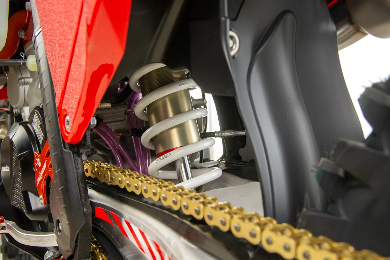 Motocicleta Cross/Enduro Asix XR99 2T, 300cc, roti 21/19", pornire electric, racire apa, culoare galben/alb [13]