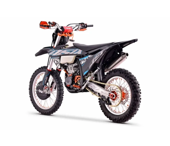 Motocicleta Cross/Enduro Asix XT99 450cc, roti 21/18", culoare negru/albastru, pornire electric, racire lichid [2]