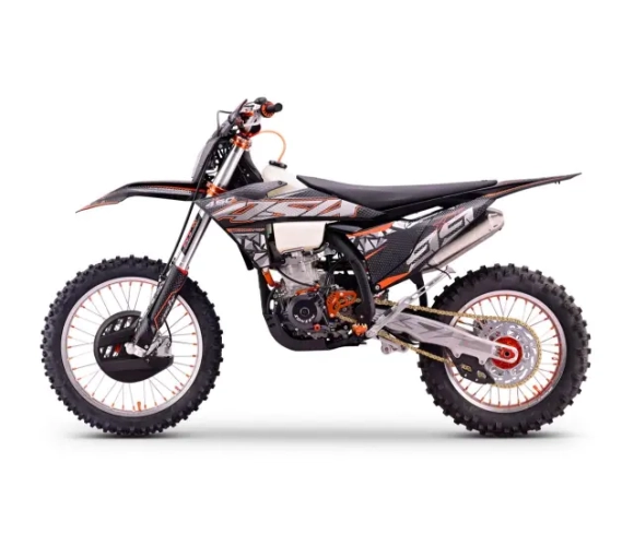 Motocicleta Cross/Enduro Asix XT99 450cc, roti 21/18", culoare negru/portocaliu, pornire electric, racire lichid [1]