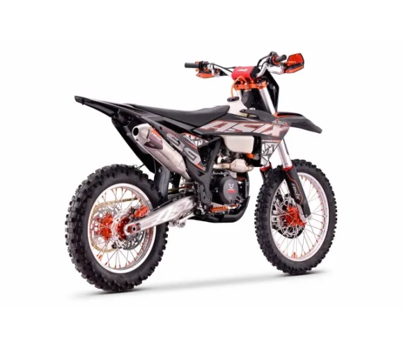 Motocicleta Cross/Enduro Asix XT99 450cc, roti 21/18", culoare negru/portocaliu, pornire electric, racire lichid [2]