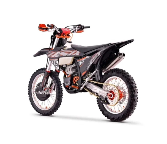 Motocicleta Cross/Enduro Asix XT99 450cc, roti 21/18", culoare negru/portocaliu, pornire electric, racire lichid [3]