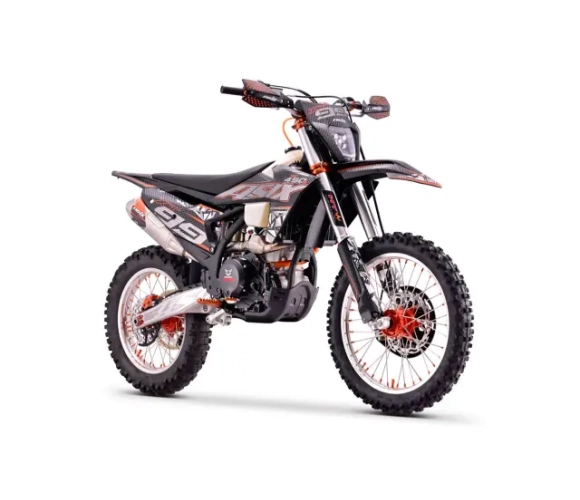 Motocicleta Cross/Enduro Asix XT99 450cc, roti 21/18", culoare negru/portocaliu, pornire electric, racire lichid [4]