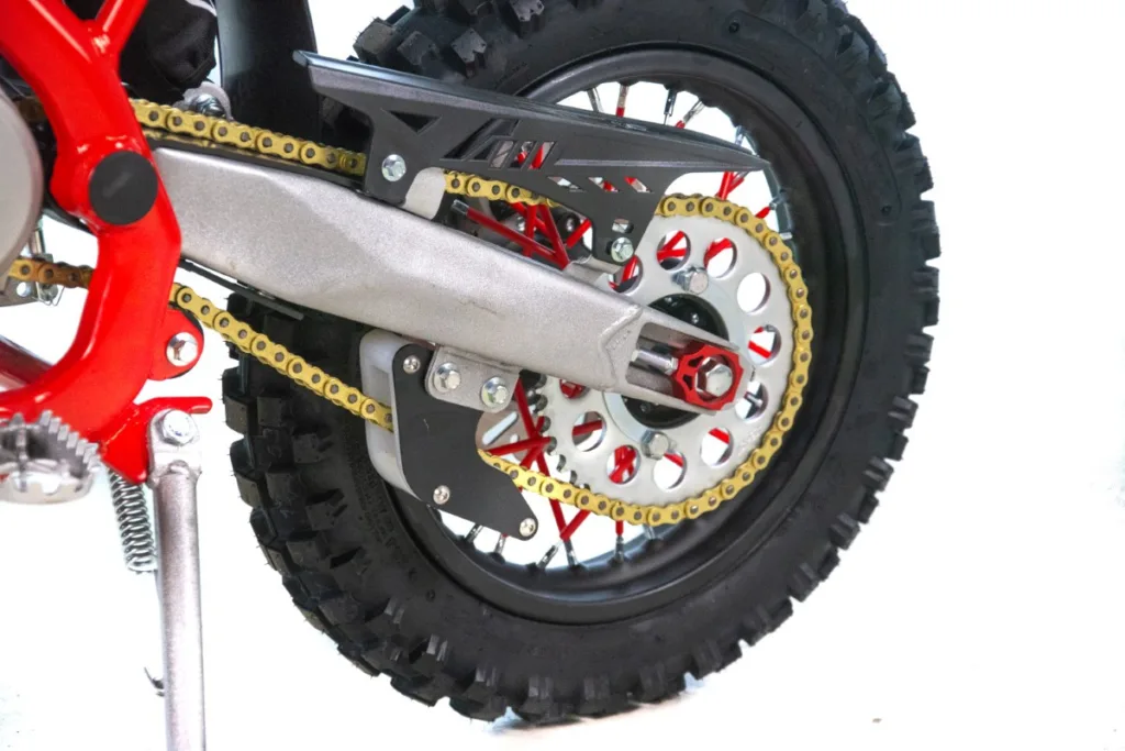 Motocicleta Enduro/Cross Asix XB28 110cc,roti 14/12, automat, pornire electrica, far, culoare lime/albastru [10]
