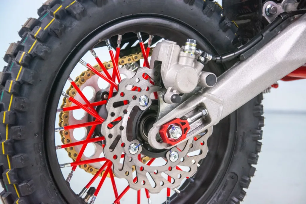 Motocicleta Enduro/Cross Asix XB28 110cc,roti 14/12, automat, pornire electrica, far, culoare lime/albastru [12]