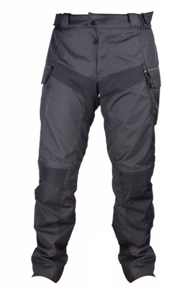 Pantaloni textil moto LS2 Travel Man scurti, culoare gri/negru, marime M [1]