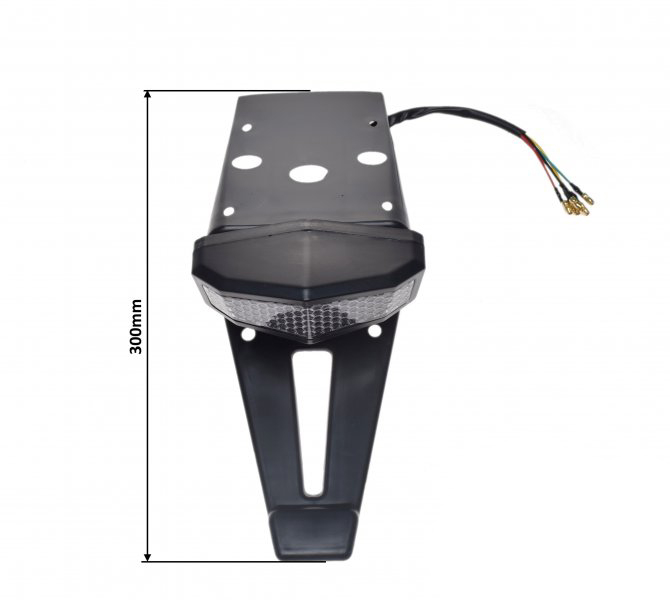 Aripa spate cu stop si semnalizari LED, culoare negru [2]