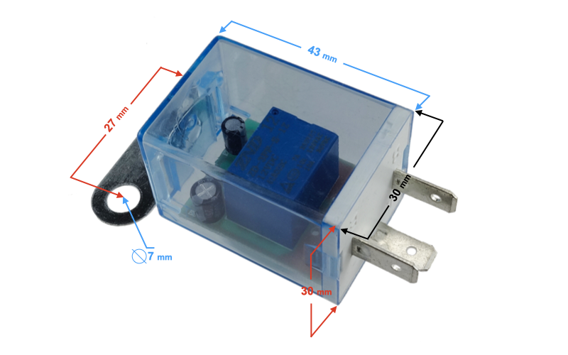 Releu pentru semnalizari cu LED 3 pini [1]