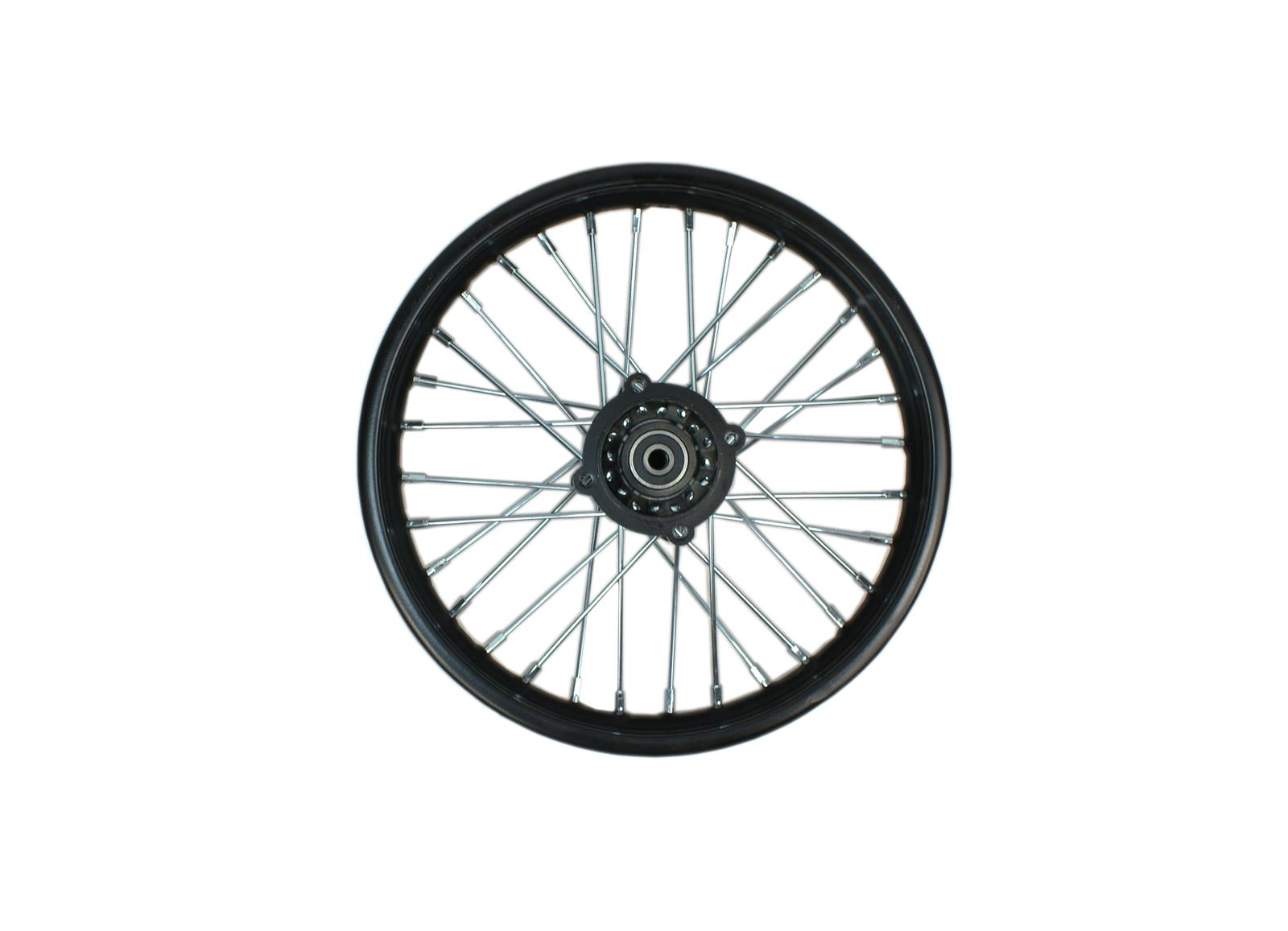 Roata completa spate 1.85x14" cross 125cc, culoare negru [3]