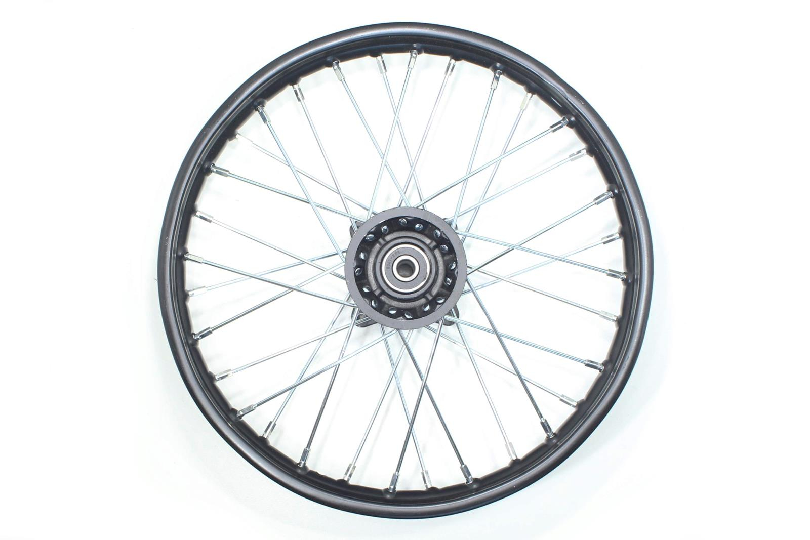 Roata completa cross 110-125cc, dimensiuni 1.4x14", butuc model nou, culoare negru [2]