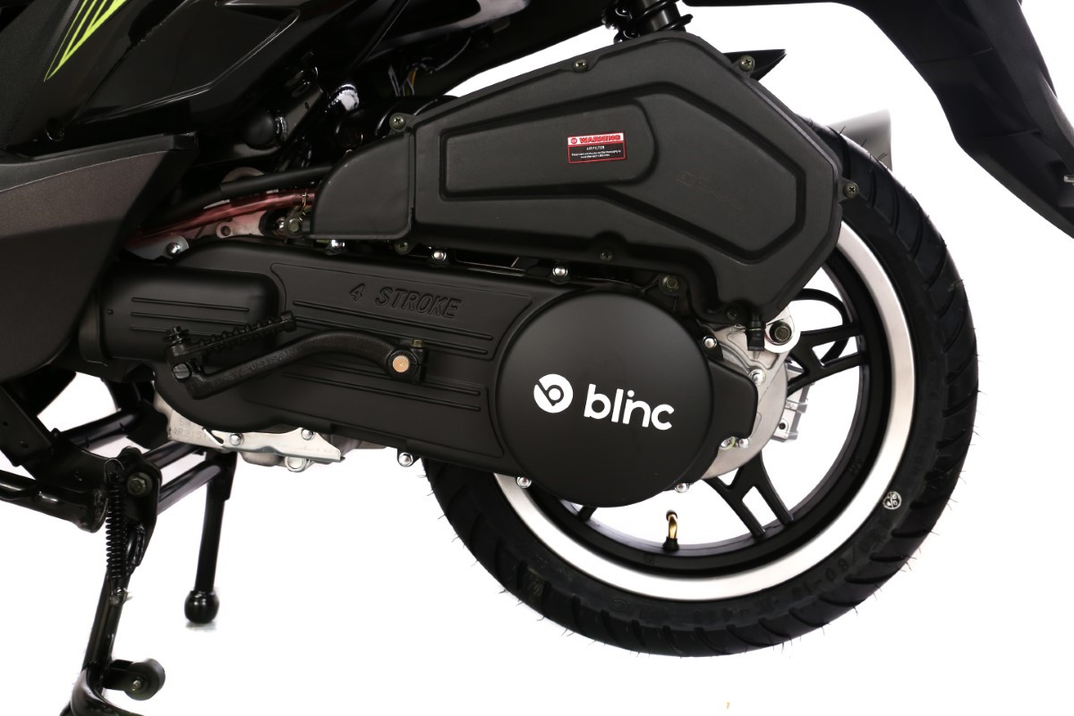 Scuter Blinc Omega 50cc, culoare negru/rosu [6]