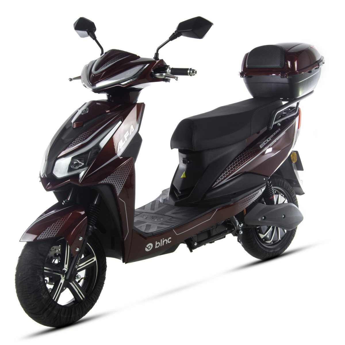 Scuter electric Blinc Alfa 2000w, 72V, culoare rosu/gri [5]