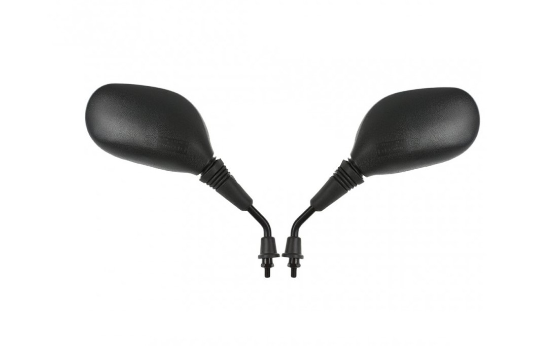 Set 2 oglinzi moto ovale, PowerForce, 8mm, filet dreapta [1]