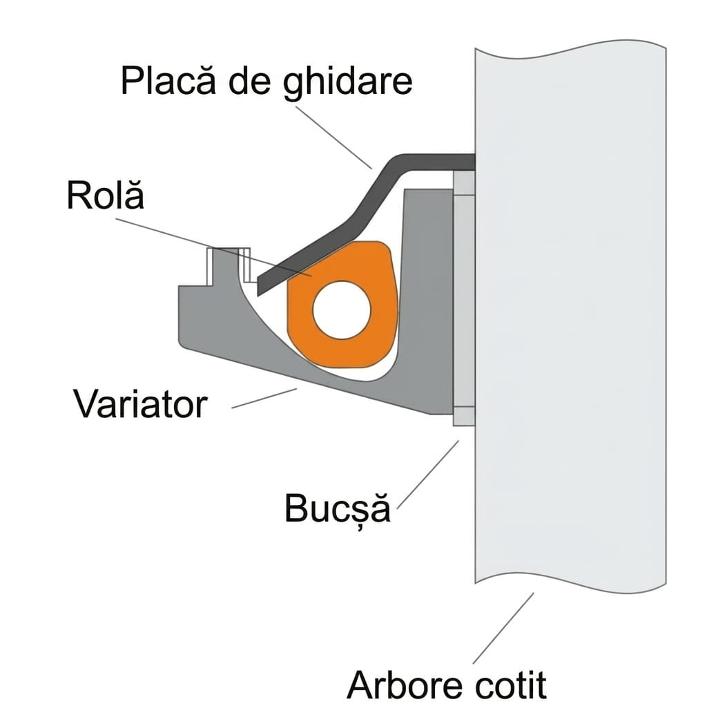 Set 6 role variatoare D-Shape, greutate 5,5 gr 4T [1]