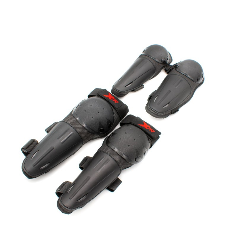 Set protectie corp si genunchi, cross/enduro/atv, copii XTR X2, marime universala, culoare negru [6]