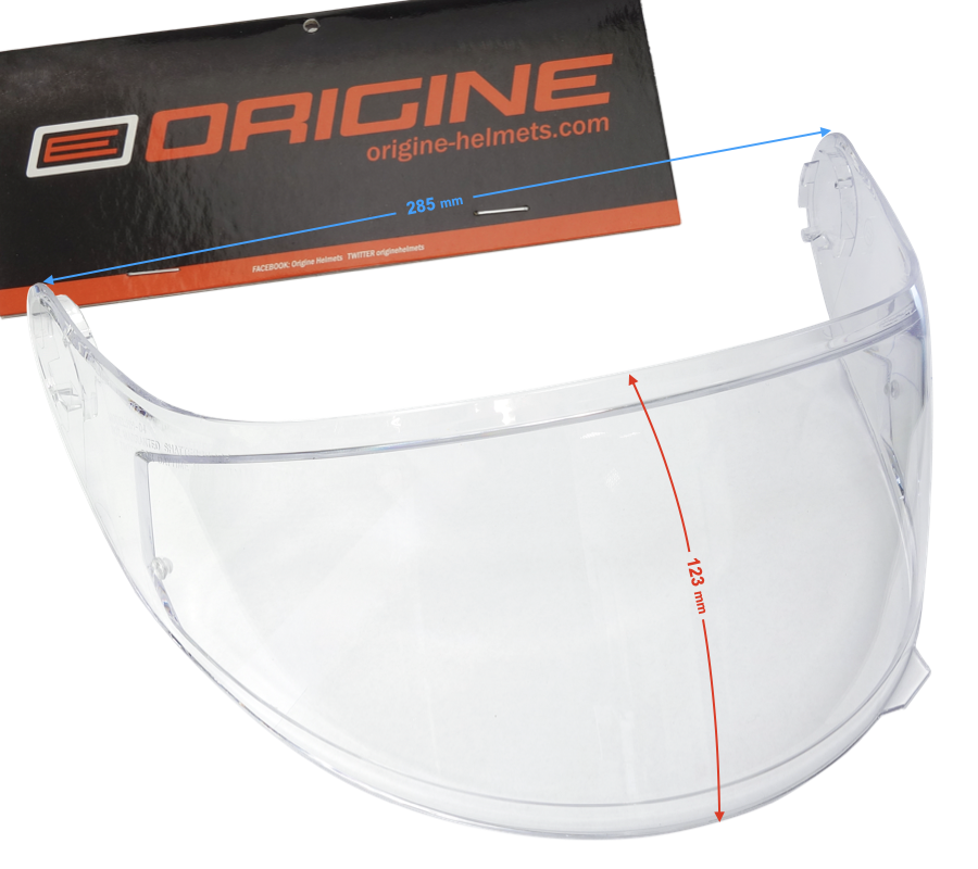 Vizor transparent casca Delta Origine [1]