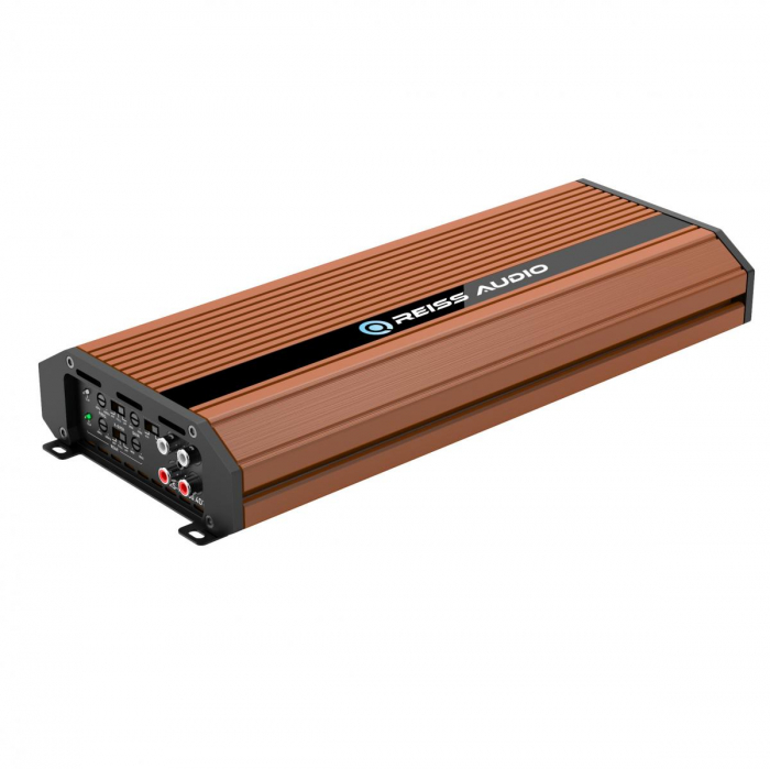 Amplificator auto Reiss Audio RS-PX600.4D1, 4 canale, clasa D, full range, stabil 1 Ohm, 2400W [1]