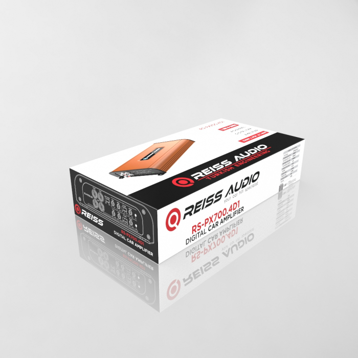 Amplificator auto Reiss Audio RS-PX700.4D1, 4 canale, clasa D, full range, stabil 1 Ohm, 2800W [3]
