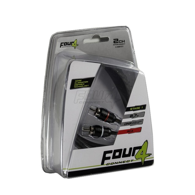 Cablu RCA 2 CANALE Four STAGE1 0,75 METRI [2]
