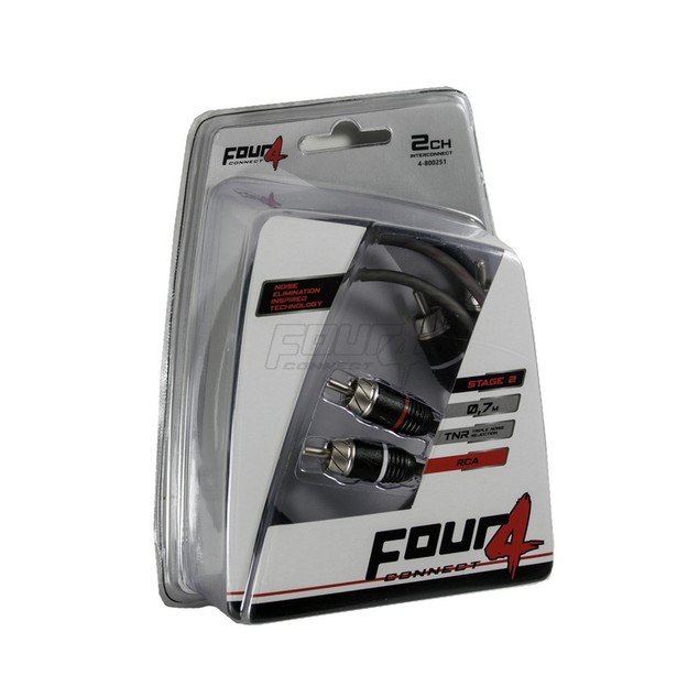 Cablu RCA 2 canale  Four STAGE2 0,75 metri [2]