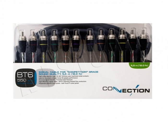 CABLU RCA MULTICANAL CONNECTION,BT6 550 6 CANALE, 5.5 metri [2]