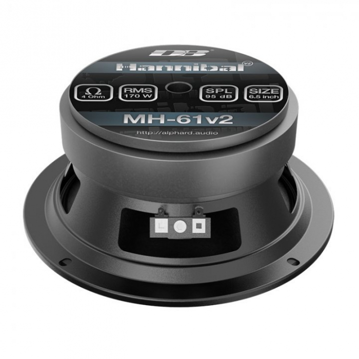 DIFUZOARE AUTO DEAF BONCE HANNIBAL MH 61 V2, SET 2 BUCATI, 165MM, 170W RMS [2]