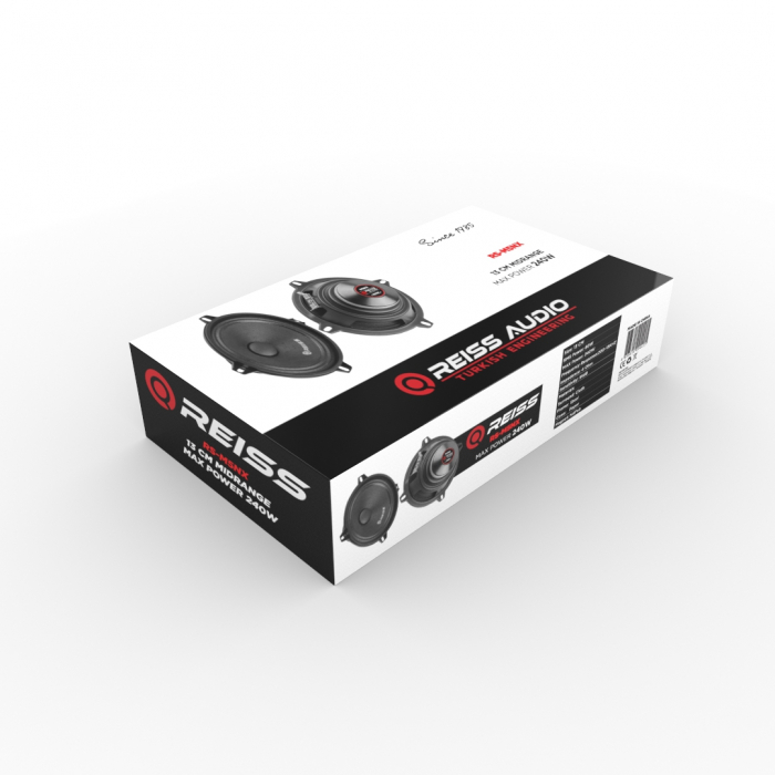 Difuzoare auto Reiss Audio  midrange, 100mm, 4 Ohm, 120w neo [4]