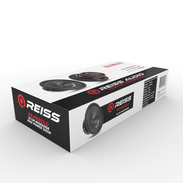 Difuzoare auto Reiss Audio RS-M6SOLO, midrange, 165 mm, 4 Ohm, 100W RMS [2]