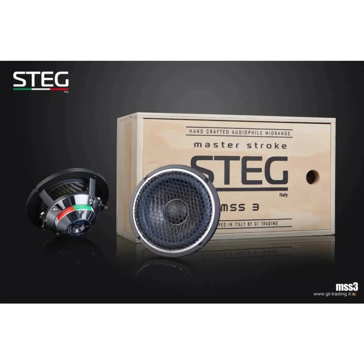 Difuzoare auto Steg MSS 3, 110mm, 70W RMS, 4Ω, set 2 difuzoare [4]