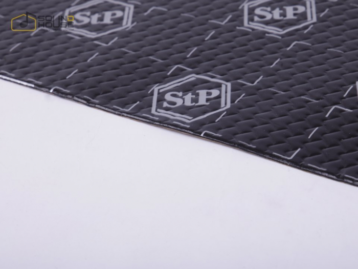 INSONORIZANT PREMIUM AUTO STP BLACK SILVER SHOP, 1,8MM, 0,8M2, FOAIE/PACHET [2]