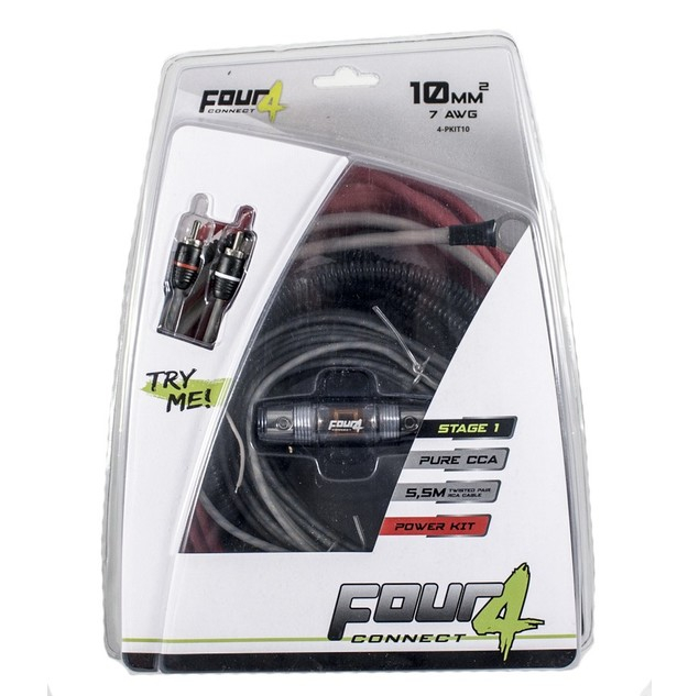 Kit de instalare amplificator Four STAGE1 10mm² [1]
