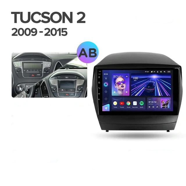 Navigatie Auto cu Asistenta AI Teyes CC4 PRO Hyundai Tucson 2 2009-2015 8+128GB 9.5" QLED, Android 13, 5G, 7.1 DSP, CarPlay [6]