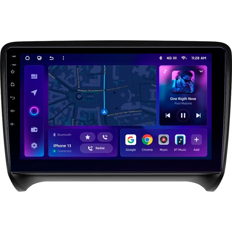 Navigatie Auto MOSS M2 Audi TT 8J 2006-2014 4+32GB 9" IPS Octa-core 1.6Ghz, Android 4G Bluetooth 5.1 DSP [1]