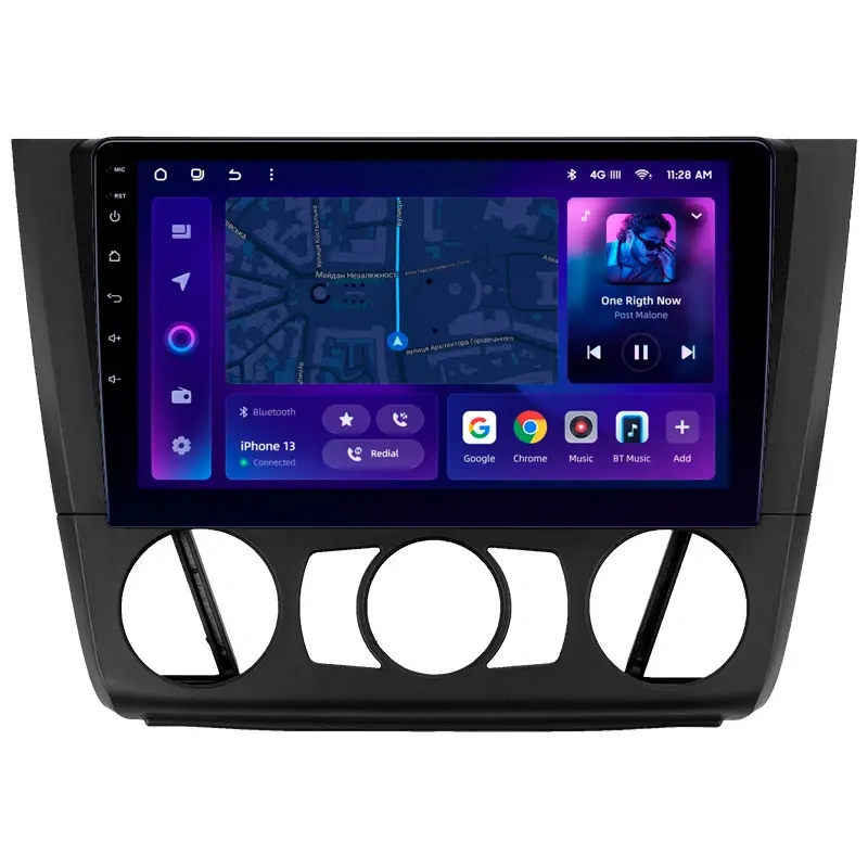 Navigatie Auto MOSS M2 BMW Seria 1 E88 2004-2013 4+32GB 9" IPS Octa-core 1.6Ghz, Android 4G Bluetooth 5.1 DSP [1]