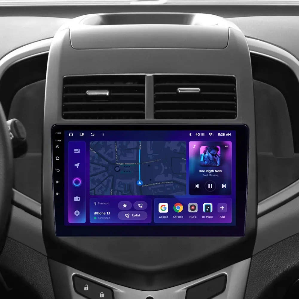 Navigatie Auto MOSS M2 Chevrolet Aveo T300 2012-2015 4+32GB 9" IPS Octa-core 1.6Ghz, Android 4G Bluetooth 5.1 DSP [2]