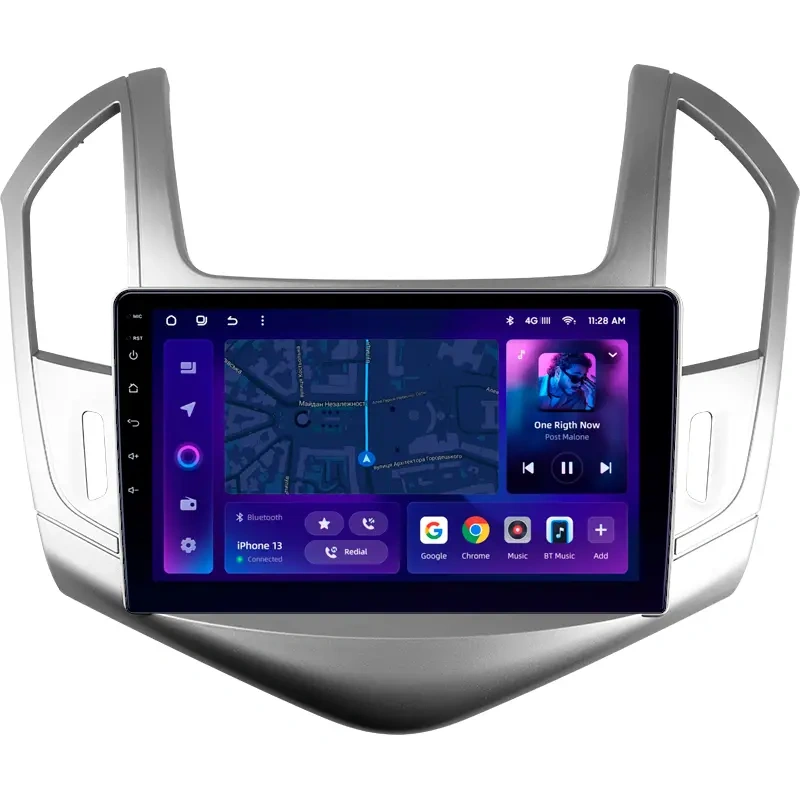 Navigatie Auto MOSS M2 Chevrolet Cruze J308 2012-2015 4+64GB 9" IPS Octa-core 1.6Ghz, Android 4G Bluetooth 5.1 DSP [1]