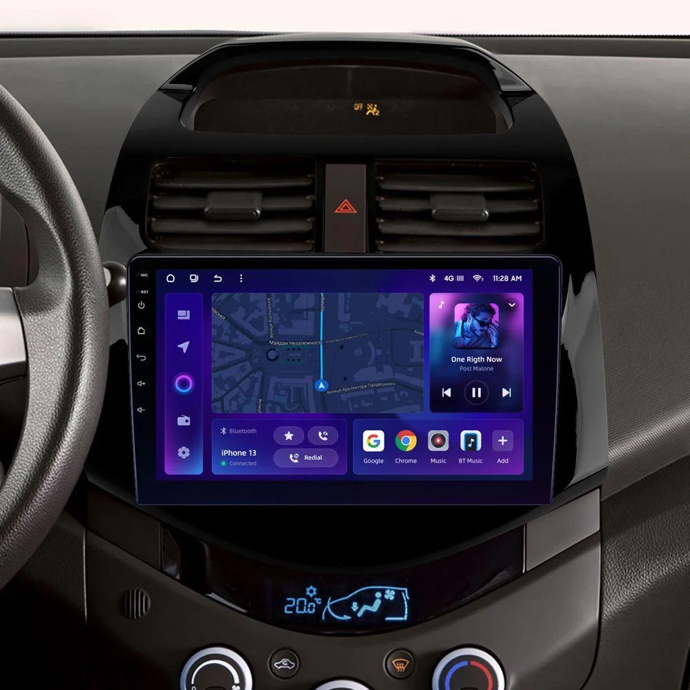 Navigatie Auto MOSS M2 Chevrolet Spark M300 2009-2016 4+64GB 9" IPS Octa-core 1.6Ghz, Android 4G Bluetooth 5.1 DSP [2]