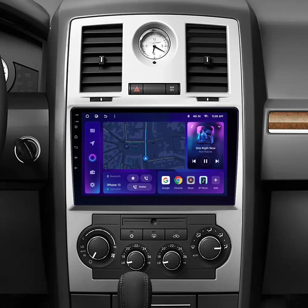 Navigatie Auto MOSS M2 Chrysler 300C 2004-2011 4+64GB 9" IPS Octa-core 1.6Ghz, Android 4G Bluetooth 5.1 DSP [2]