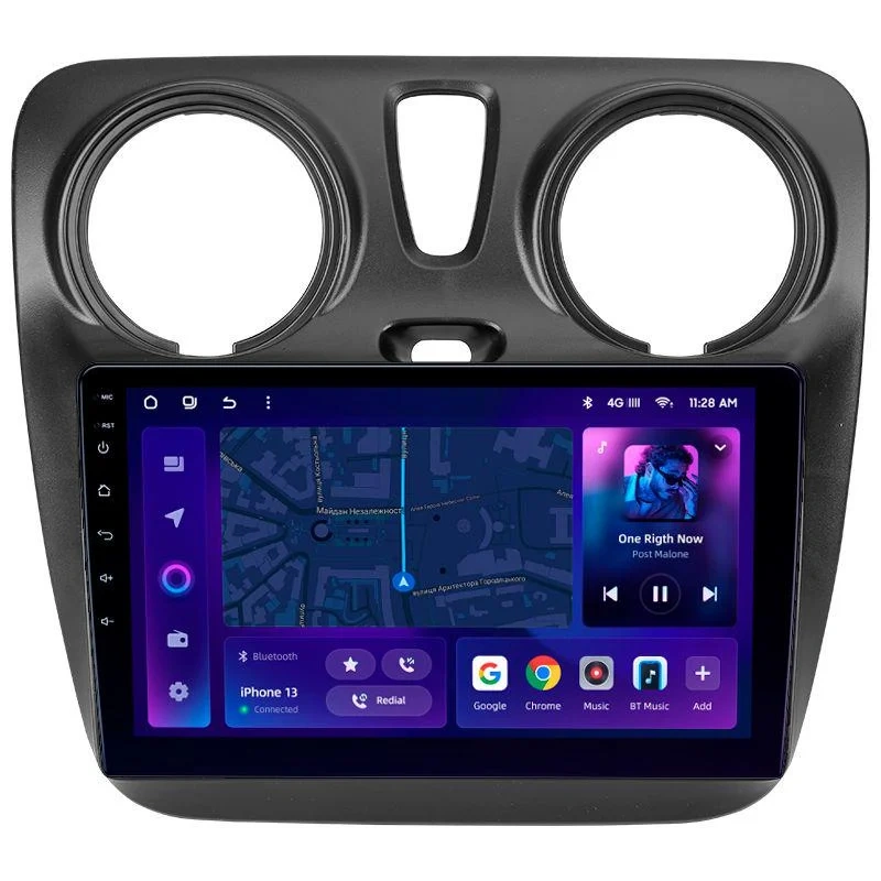 Navigatie Auto MOSS M2 Dacia Dokker 2012-2020 4+32GB 9" IPS Octa-core 1.6Ghz, Android 4G Bluetooth 5.1 DSP [1]