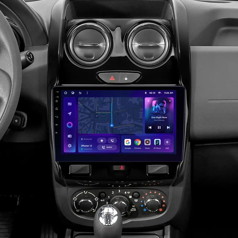 Navigatie Auto MOSS M2 Dacia Duster 1 2013-2017 4+32GB 9" IPS Octa-core 1.6Ghz, Android 4G Bluetooth 5.1 DSP [2]