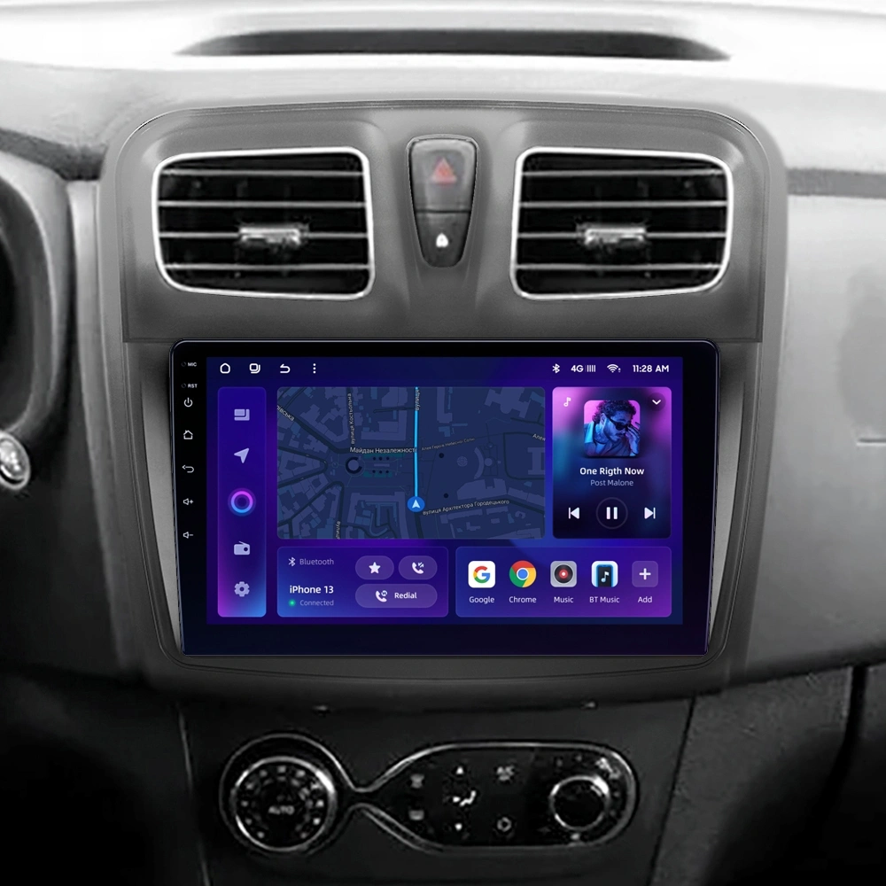 Navigatie Auto MOSS M2 Dacia Sandero 2 2017-2022 4+32GB 9" IPS Octa-core 1.6Ghz, Android 4G Bluetooth 5.1 DSP [2]