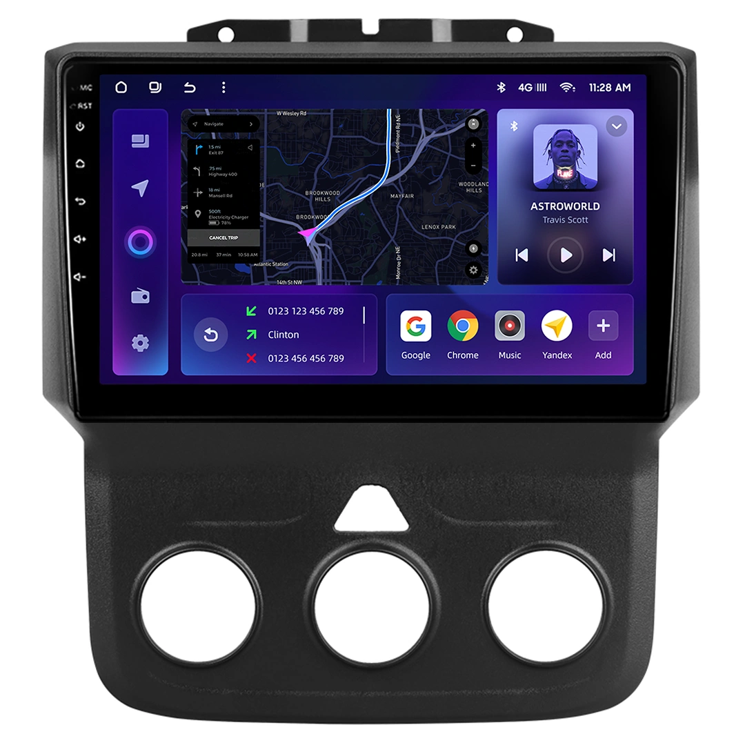 Navigatie Auto MOSS M2 Dodge Ram 4 2013-2019 4+32GB 9" IPS Octa-core 1.6Ghz, Android 4G Bluetooth 5.1 DSP [1]