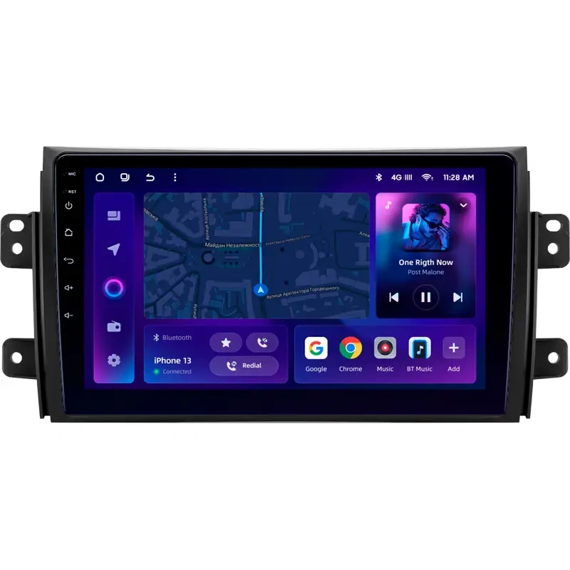 Navigatie Auto MOSS M2 Fiat Sedici 2005-2014 4+64GB 9" IPS Octa-core 1.6Ghz, Android 4G Bluetooth 5.1 DSP [1]