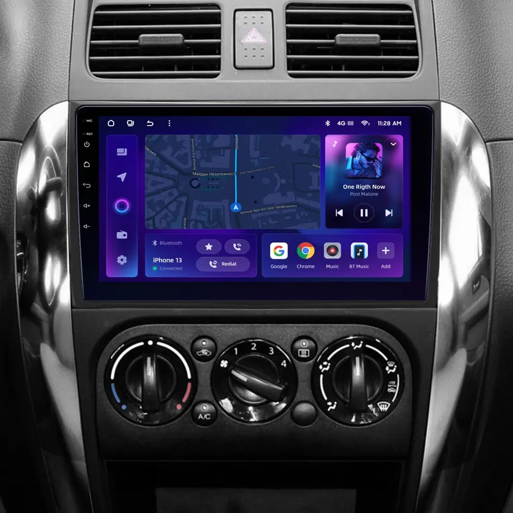 Navigatie Auto MOSS M2 Fiat Sedici 2005-2014 4+64GB 9" IPS Octa-core 1.6Ghz, Android 4G Bluetooth 5.1 DSP [2]