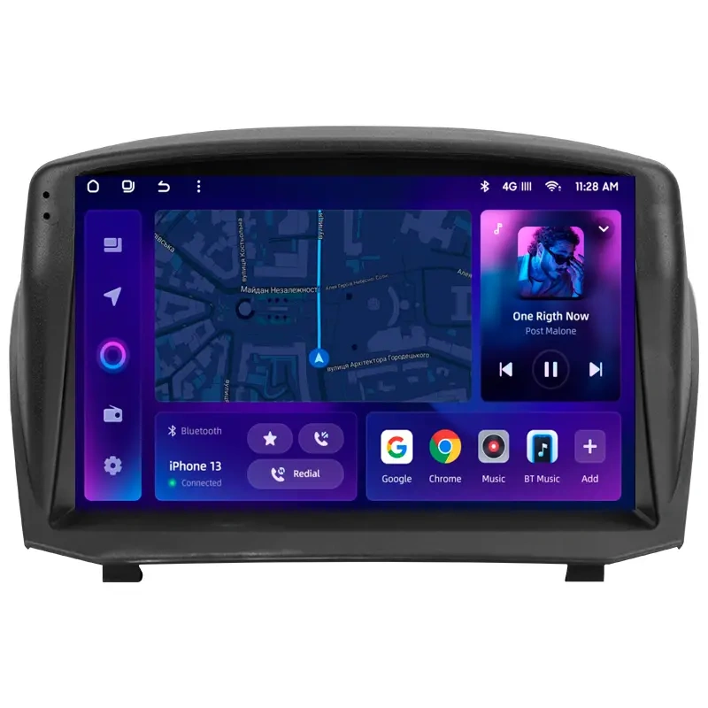 Navigatie Auto MOSS M2 Ford Fiesta 6 2008-2019 4+32GB 9" IPS Octa-core 1.6Ghz, Android 4G Bluetooth 5.1 DSP [1]