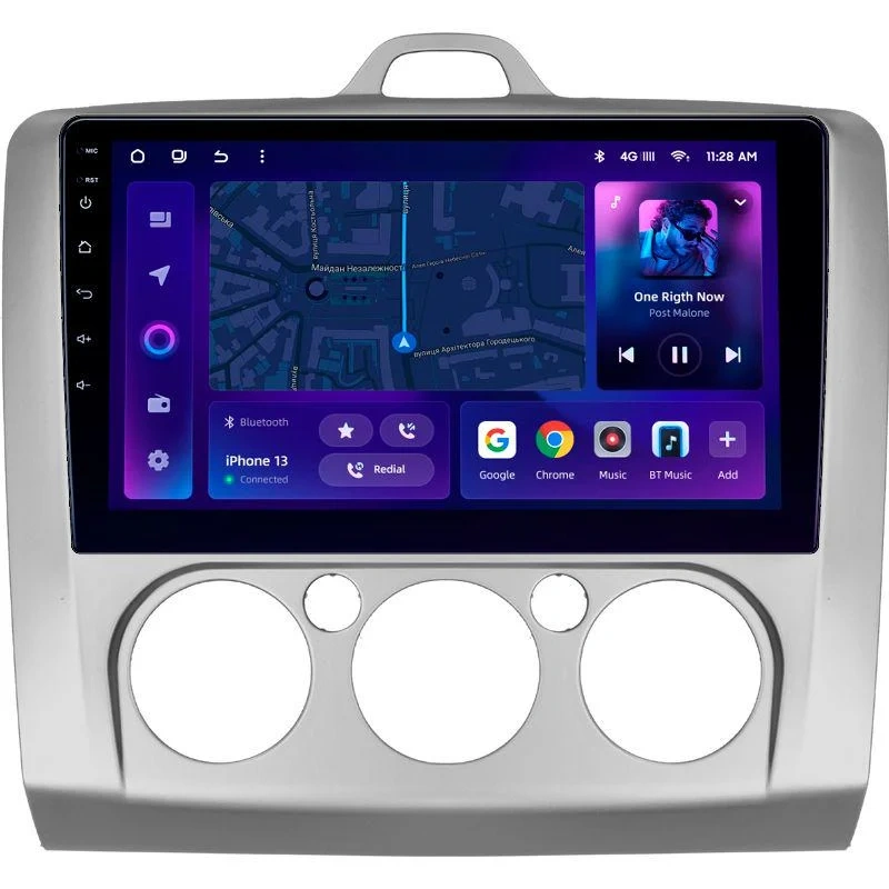 Navigatie Auto MOSS M2 Ford Focus 2 2005-2010 4+64GB 9" IPS Octa-core 1.6Ghz, Android 4G Bluetooth 5.1 DSP [1]
