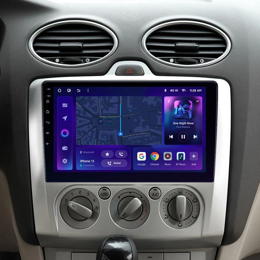Navigatie Auto MOSS M2 Ford Focus 2 2005-2010 4+64GB 9" IPS Octa-core 1.6Ghz, Android 4G Bluetooth 5.1 DSP [2]