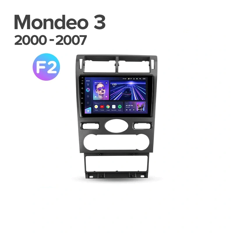 Navigatie Auto MOSS M2 Ford Mondeo 2 2001-2007 4+64GB 9" IPS Octa-core 1.6Ghz, Android 4G Bluetooth 5.1 DSP [6]