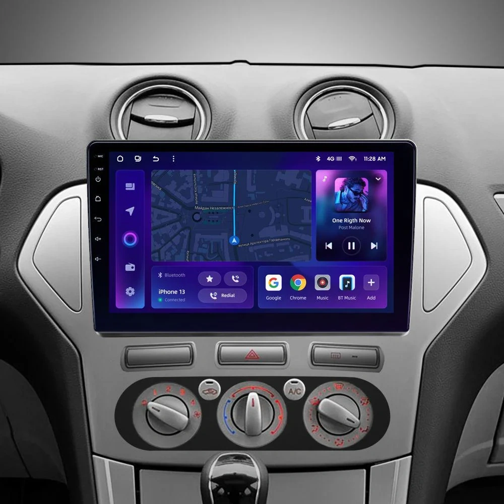 Navigatie Auto MOSS M2 Ford Mondeo 3 2007-2014 4+32GB 10" IPS Octa-core 1.6Ghz, Android 4G Bluetooth 5.1 DSP [2]