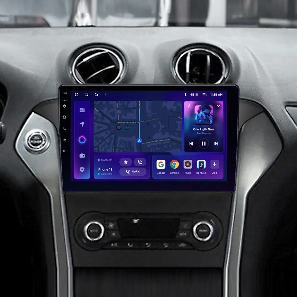Navigatie Auto MOSS M2 Ford Mondeo 4 2011-2014 4+64GB 10" IPS Octa-core 1.6Ghz, Android 4G Bluetooth 5.1 DSP [2]