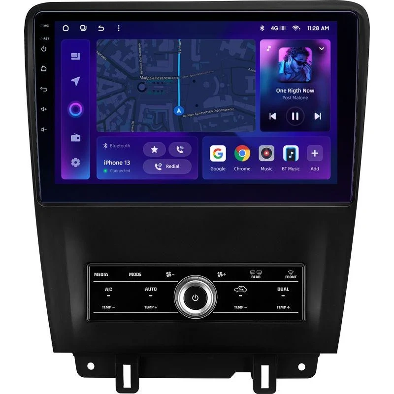 Navigatie Auto MOSS M2 Ford Mustang 5 2005-2014 4+32GB 10" IPS Octa-core 1.6Ghz, Android 4G Bluetooth 5.1 DSP [1]